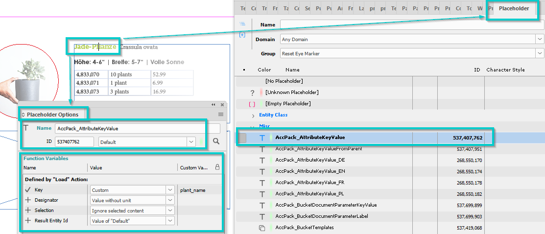 KeyValue Result in the Content view