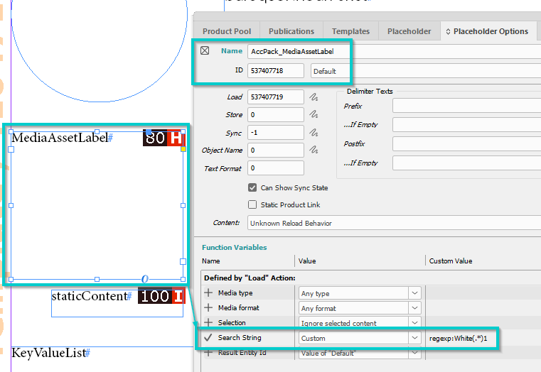 Product image in priint