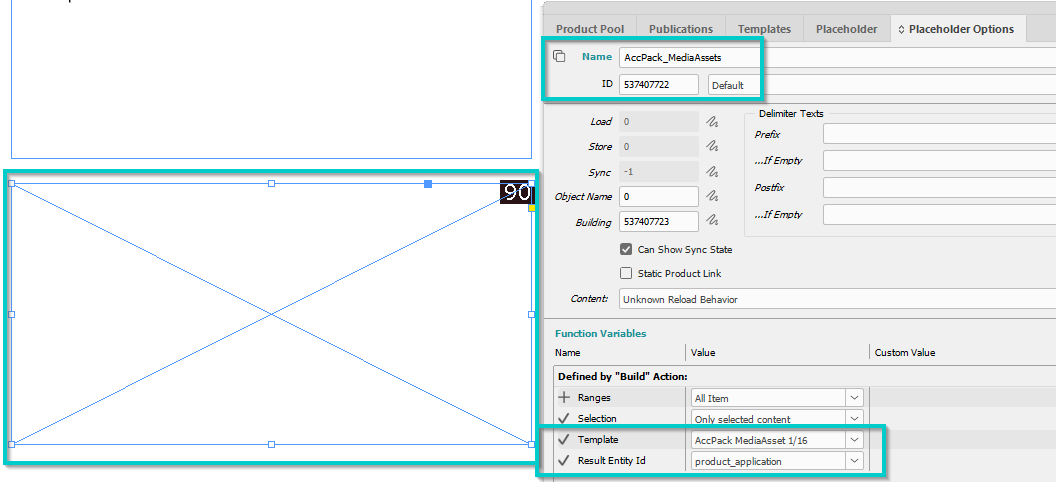 Product image in priint