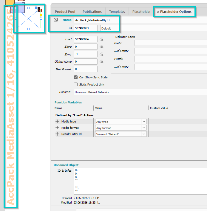 Product image in priint
