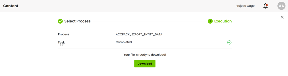 Downloading the ZIP file