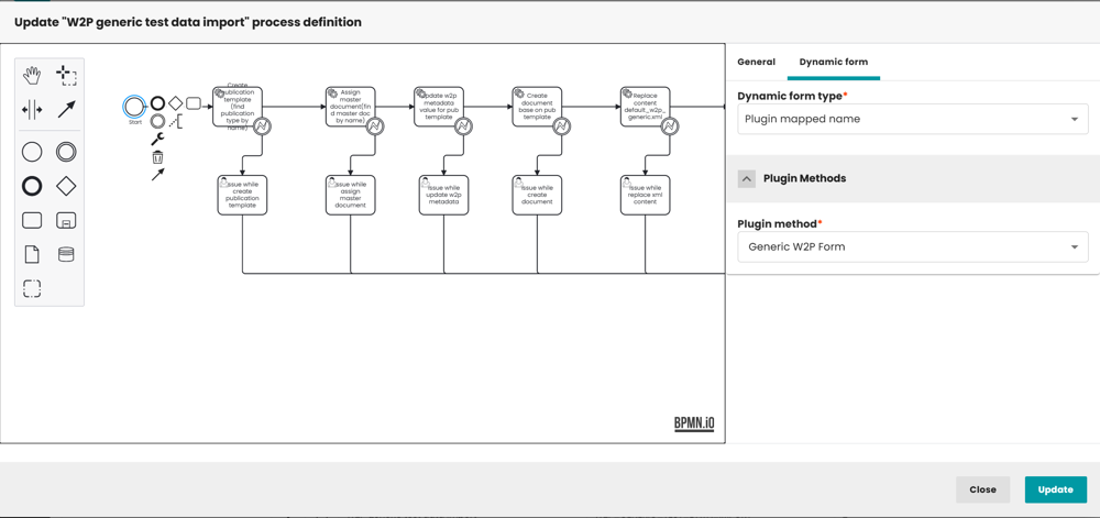 Dynamic form plugin method